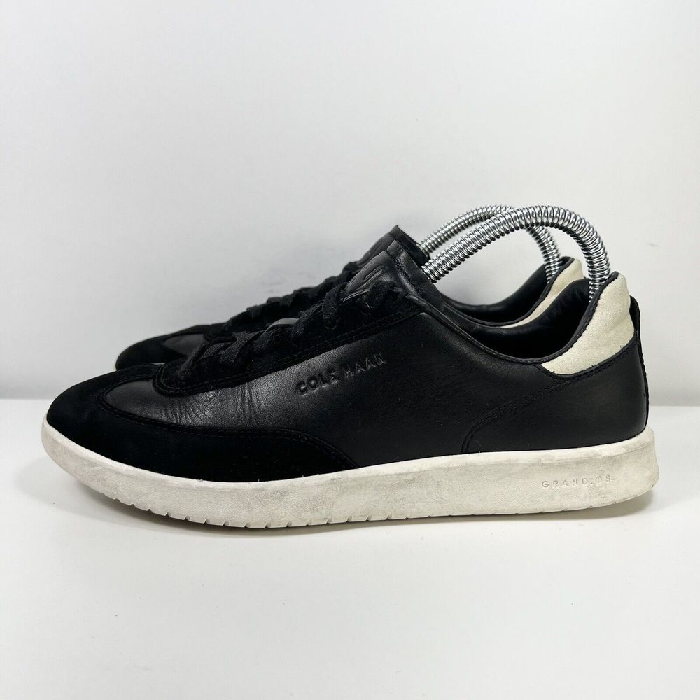 Cole Haan GrandPro Turf Shoes Women's 7.5B Black Suede Leather Lace Up Sneakers